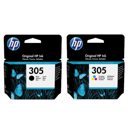 HP 305 Original Ink Cartridge Set – Black/Tri-color
