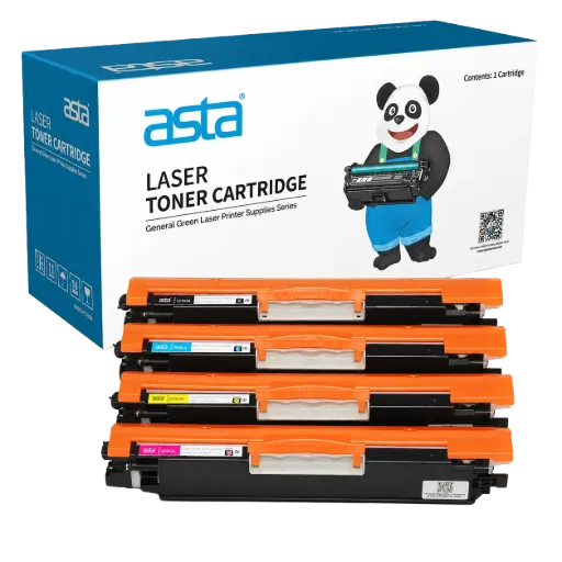 ASTA 126A / 130A Universal Compatible Toner Cartridge Set – Black/Cyan/Magenta/Yellow