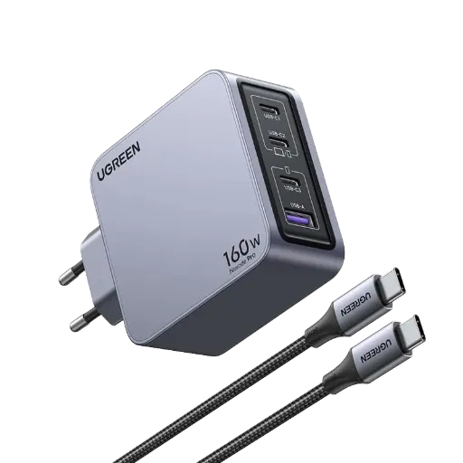 UGREEN 25877 Nexode Pro 160W 4-Port GaN Fast Charger Set EU