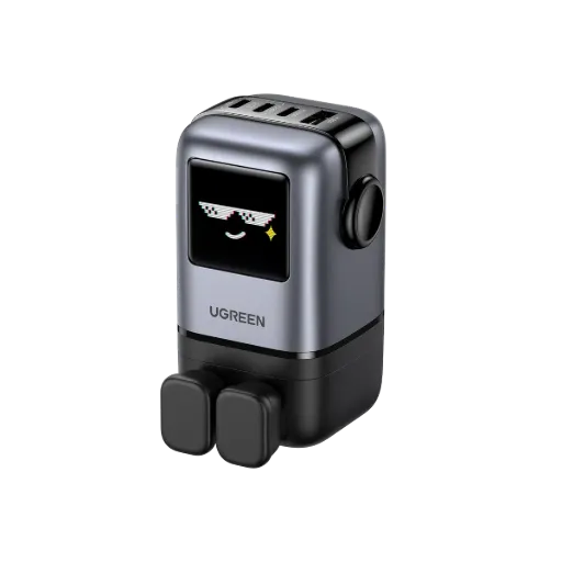 UGREEN 45515B USB-A+3*USB-C 100W Robot GaNTech Fast Charger