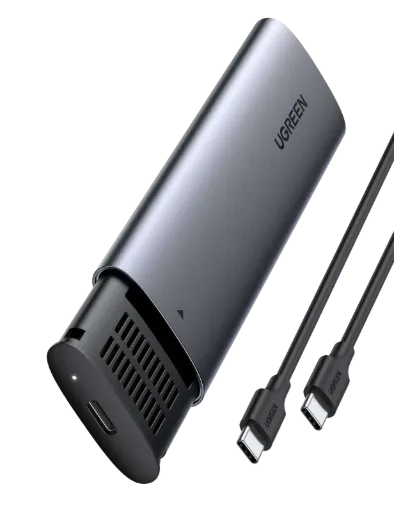 UGREEN 10902 USB-C Female to M.2 M-Key 10G Enclosure C TO C Cable 50cm