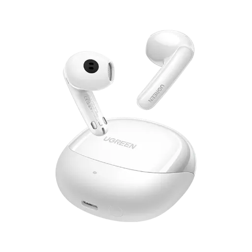UGREEN 35873 HiTune H6 Pro Hybrid Active Noise-Cancelling Earbuds White