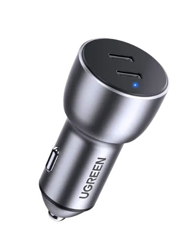 UGREEN 70594 50W Dual USB-C PD Fast Car Charger