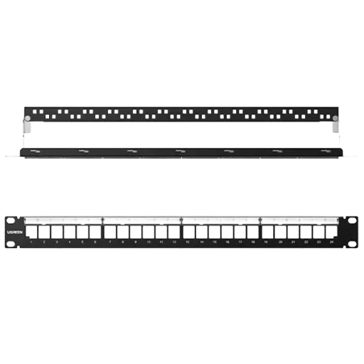 UGREEN 80448 Cat 5e 24-Port STP Patch Panel