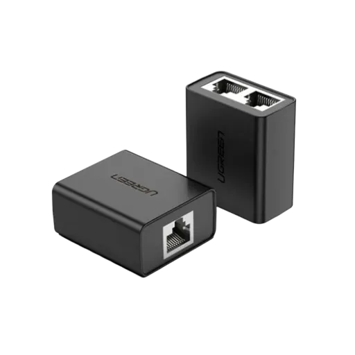 UGREEN 50923 RJ45 Splitter Adapter 2 Pack Black