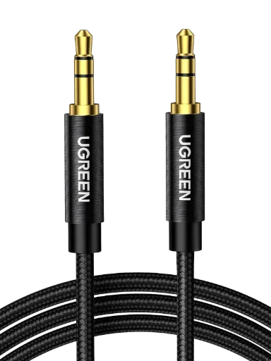 UGREEN 50361 3.5mm Male to 3.5mm Male Cable Gold Plated 1m Black