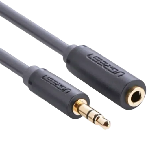 UGREEN 10781 3.5mm Male to Female Extension Cable 0.5m
