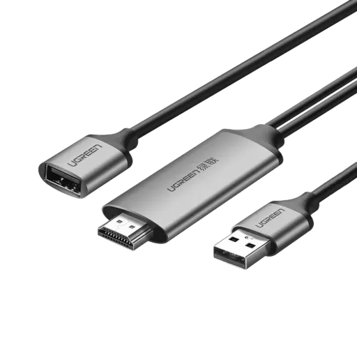 UGREEN 50291 USB to HDMI Digital AV Adapter 1.5m Gray