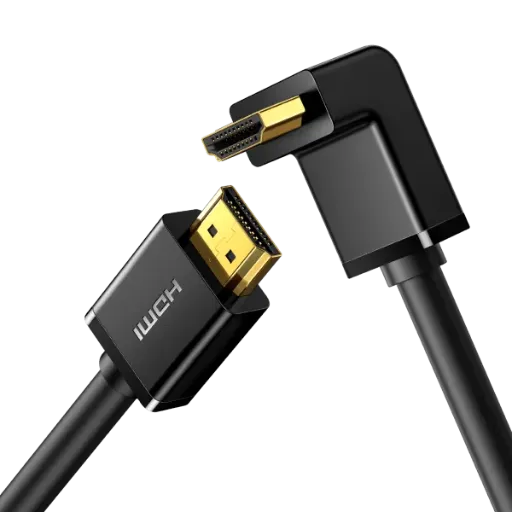 UGREEN 10172 HDMI Cable Right Angle 90 Degree 1m Black