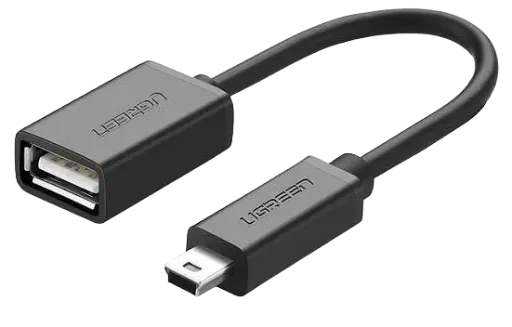 UGREEN 10383 Mini USB Male to USB Female OTG Cable