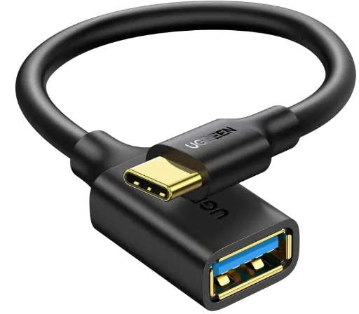 UGREEN 30701 USB-C Male to USB 3.0 A Female Cable Black