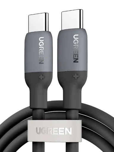 UGREEN 15285 USB-C to USB-C Silicone Fast Charging Cable Black 2m