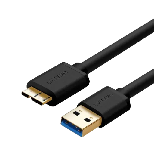 UGREEN 10843 USB 3.0 A Male to Micro USB 3.0 Male Cable 2m Black