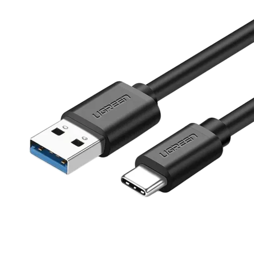 UGREEN 20882 USB 3.0 A Male to Type C Male Cable Nickel Plating 1m Black