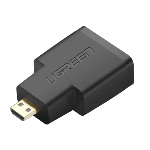 UGREEN 20106 Micro HDMI Male to HDMI Female Adapter (Black)