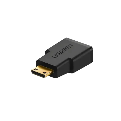 UGREEN 20101 Mini HDMI Male to HDMI Female Adapter (Black)