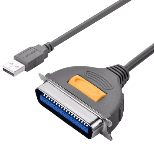 UGREEN 20225 USB to IEEE1284 Parallel Printer Cable 2m