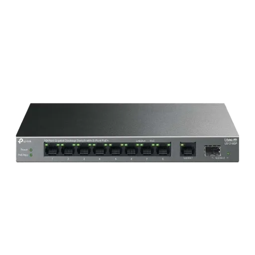 TP-Link LiteWave LS1210GP 10-Port Gigabit Desktop Switch with 8-Port PoE+