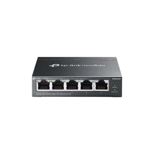 TP-Link ES205GP Omada Omada 5-Port Gigabit Easy Managed Switch with 4-Port PoE+
