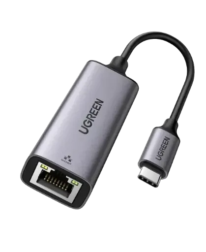 UGREEN 50737 USB Type C to 10/100/1000M Ethernet Adapter Space Gray
