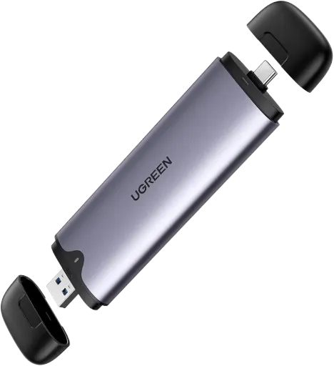 UGREEN 70532 USB-C+USB-A M.2 M-Key Hard Drive Enclosure 10G