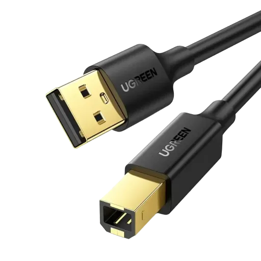 UGREEN 10350 USB 2.0 AM to BM Print Cable 1.5m Black