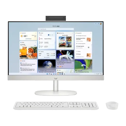 HP All-in-One PC  Intel Core i5-1335U, 8GB DDR4 RAM, 512GB NVMe SSD, Keyboard & Mouse Combo, 23.8" FHD Display, Windows 11 Pro