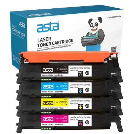 ASTA 117A Toner Cartridge Set (CMYK)  W2070A W2071A W2072A W2073A