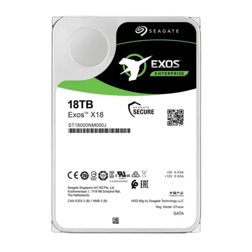 Seagate Exos X18 Enterprise 18TB SATA 6Gb/s 7200 RPM