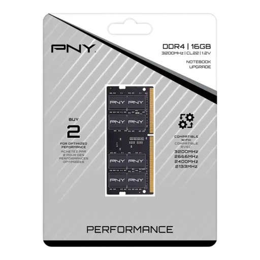 PNY 16GB 3200MHZ DDR4 SODIMM