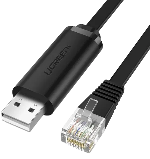 كيبل UGREEN 50773 USB to RJ45 Console Cable 1.5m