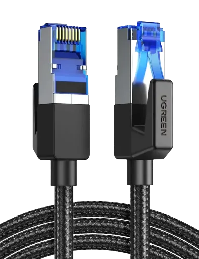 UGREEN 80432 CAT8 Shielded Round Braided Cable Modular Plugs 3m