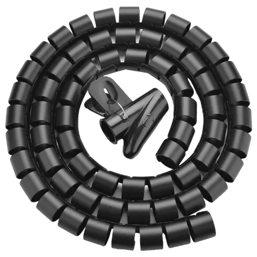 UGREEN 30818 Cable Organizer & Protection Tube (DIA 25mm) - 1.5m (Black)
