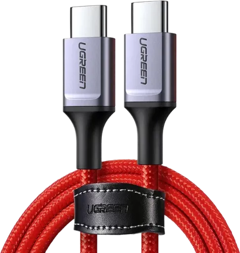 UGREEN 60186 USB 2.0 Type-C to Type-C Cable - 1m Red