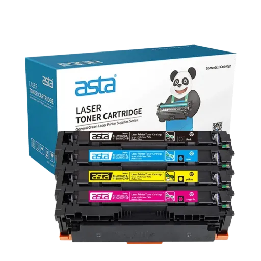 ASTA 415A Compatible Toner Cartridge Set (Replacement for HP W2030A / W2031A / W2032A / W2033A)
